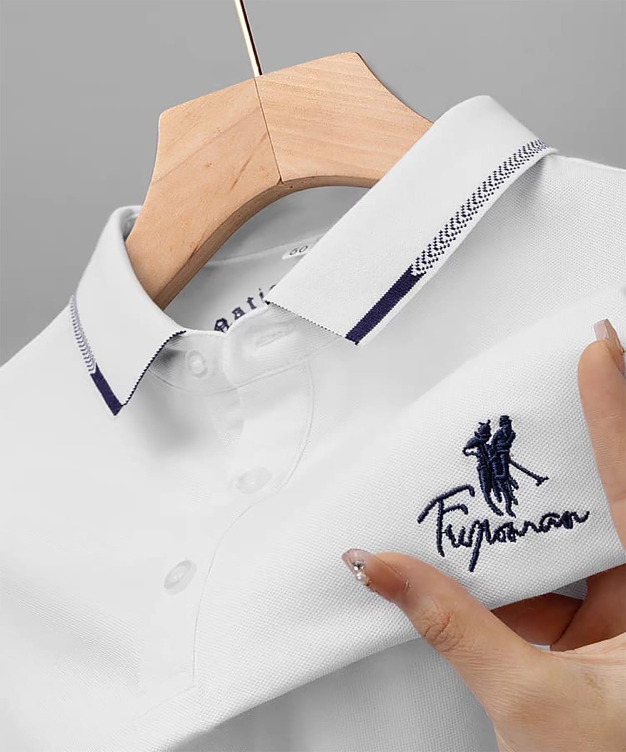 Super Premium PK Cotton Polo Shirt [US-White Color]
