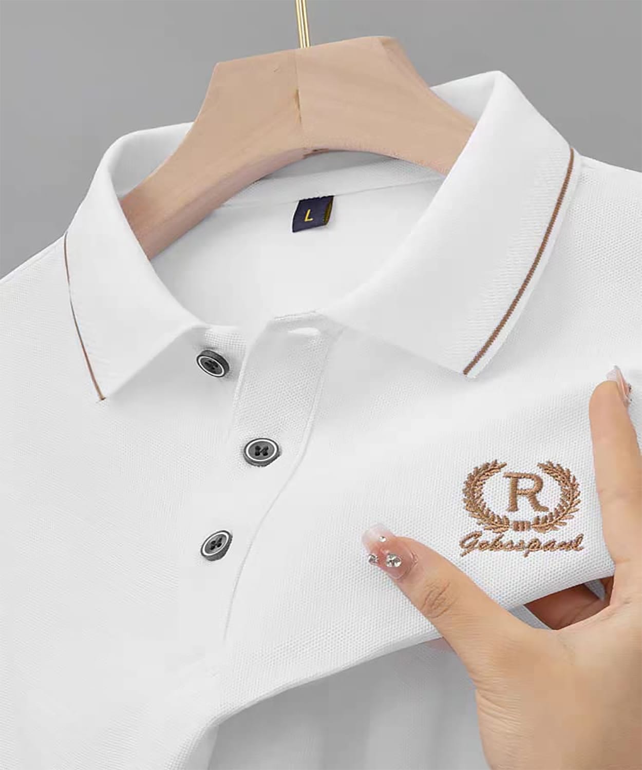 Super Premium PK Cotton Polo Shirt [R-White Color]